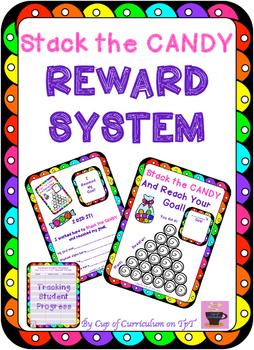 Preview of Class Reward | Incentive Chart | Whole Group Reward | Stack the CANDY