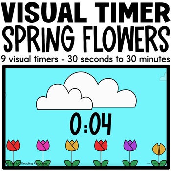 Preview of Classroom Management Visual Timers APRIL | Time Management Digital Resource