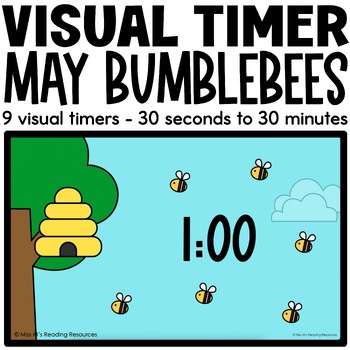 Preview of Classroom Management Visual Timers MAY | Time Management Digital Resource