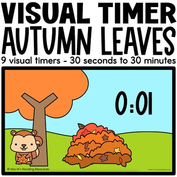 Preview of Classroom Management Visual Timers NOVEMBER | Time Management Digital Resource