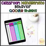 Classroom Management Weekly Behavior Spreadsheet Google Sh