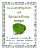 Classroom Management and Behavior Modification Strategies