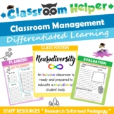 Classroom Management and Differentiation BUNDLE
