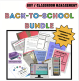 Back-To-School Classroom Management and Organization Bundle