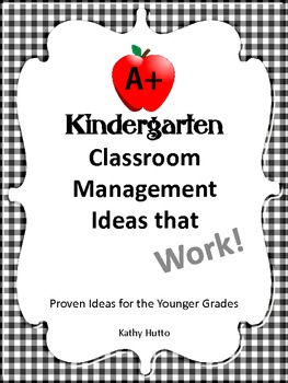Preview of Classroom Management for Kindergarten