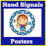 Classroom Hand Signal Posters Signs | Preschool Kindergart