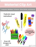 Classroom Materials Clip Art