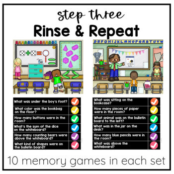 MEMORY GAME FOR ONLINE CLASS AND ONLINE MEETINGS 