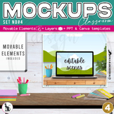 Classroom Mockup Scene Creator Movable Elements and Ready 