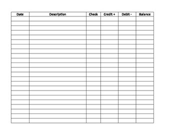 Preview of Classroom Money Log