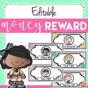 Preview of Classroom Money Template | Fake Money - EDITABLE