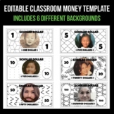 Classroom Money Template with Teacher Photo