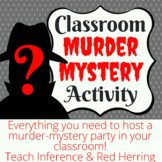 Classroom Murder Mystery Activity - Virtual Option Available