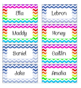 Preview of Classroom Name Labels
