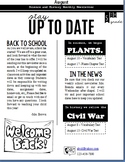 Classroom Newsletter