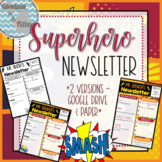 Classroom Newsletter - Digital & Printable Versions - Supe