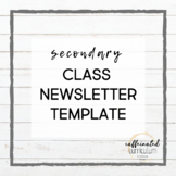 Classroom Newsletter Template