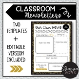 Classroom Newsletter Templates Editable