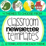 Classroom Newsletter Templates