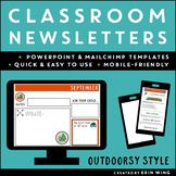 Classroom Newsletter Templates: Outdoorsy Style
