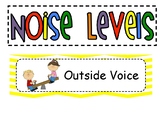 Classroom Noise Level Chart Pack