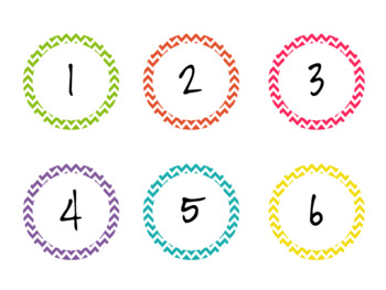 Classroom Number Labels 1 36 By Hopeful Teaching Tpt