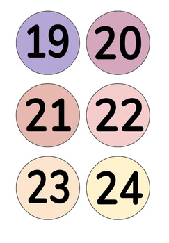 classroom number labels 1 36 patterned solid white by the running