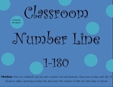 Classroom Number Line to 180
