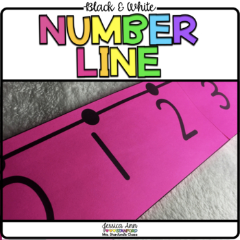 Preview of Classroom Number Line -20 - 200 Posters for Classroom Wall & Desk Companions