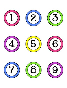 Classroom Numbers Printables by Miss Gutierrez | TPT