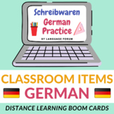 Classroom Objects German BOOM Cards™ Classroom Items Germa
