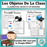 Classroom Objects in Spanish Worksheets | Los Objetos de La Clase