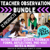 Instructional Coaching Forms: Classroom Observation Editab