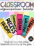 No Prep - Printable Curriculum Labels - Timetable Cards - 