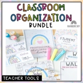 Classroom Organization BUNDLE | Modern Rainbow Theme