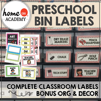 Permanent Markers Labeling Cards for Bins or Labels & Classroom Organization