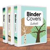 Classroom Organization Binder Cover Set {BOHO Nature}
