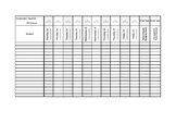 Classroom Organization Spreadsheet