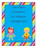 Classroom Passes (Coupons)