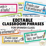 Spanish Classroom Decor Posters Classroom Phrases in Spani