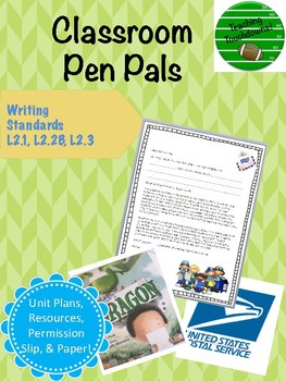 Preview of Classroom Pen Pals Mini-Unit and Resources