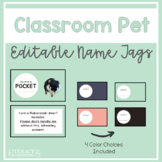 Classroom Pet Name Tag Labels | Editable