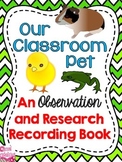 Class Pet Observation and Research Recording Booklet