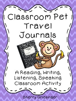 Preview of Classroom Pet Travel Journals
