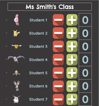 Preview of Classroom Point System
