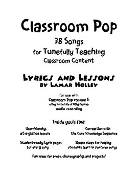 Preview of Classroom Pop: Lyrics and Lessons
