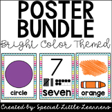 Classroom Poster Bundle (Numbers, Colors, and Shapes)