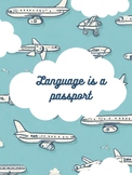 Classroom Poster "Language is a Passport"