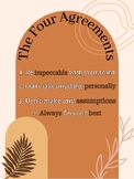 Classroom Poster- "The Four Agreements"