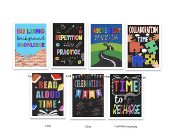 Preview of Classroom Poster, creative poster, classroom decor, Repetition and Practice...